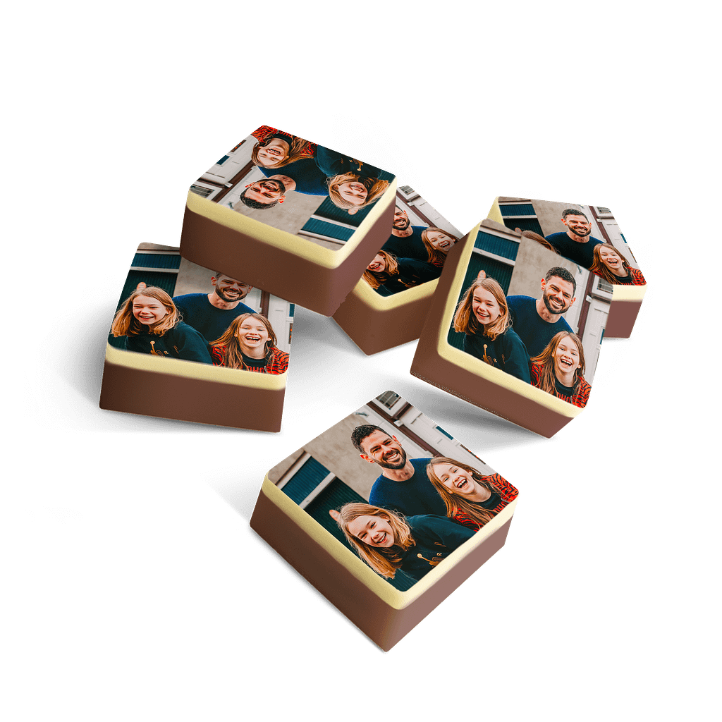 Chocolade bonbons met foto