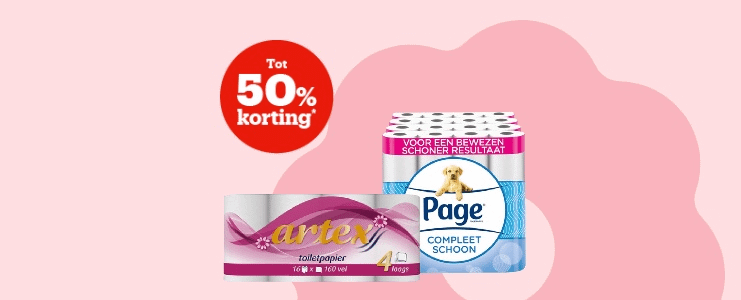 Tot 50% korting*