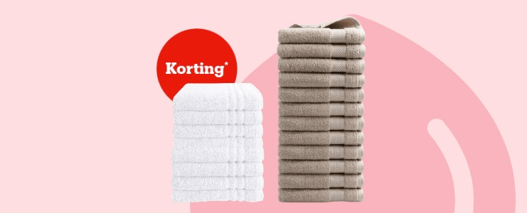 Korting* op badtextiel